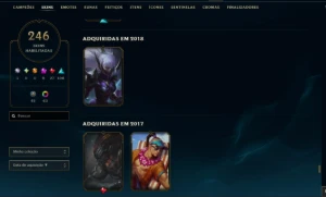 Conta League Of Legends Lol Muito Antiga Ahrilenda Ascendida