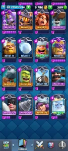 Conta De Clash Topzera [Troféus: 9500] [12 Evos] [Nivel 43] - Clash Royale