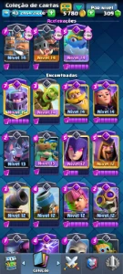 Conta De Clash Topzera [Troféus: 9500] [12 Evos] [Nivel 43] - Clash Royale