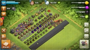 CV 9 FULL, - Muros (8 e 9) e Casal (17 e 18) + 4300 gemas. - Clash of Clans
