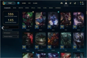 Acc League of legends com skins raras + valorant skins