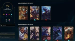 Unico dono desde de 2015 D4 92 skins + acc valorant com skin - League of Legends LOL