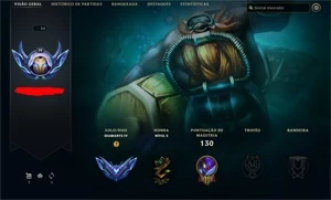 CONTA D4 POUCOS GAMES MUITO PDL UPADA A MÃO MUITO BOA - League of Legends LOL