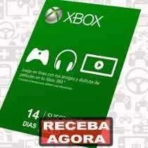 Xbox Live Gold Cartão 14 Dias Envio Imediato