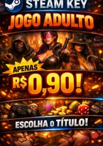 🔞Steam Key +18 por apenas R$ 0.90 PODENDO ESCOLHER! 🔞