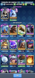 Conta de clash royale lvl 60 ultima arena