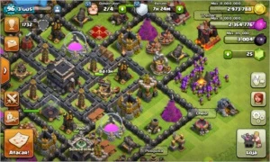 Clash of Clans CV9 tropa bem upada