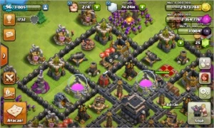 Clash of Clans CV9 tropa bem upada
