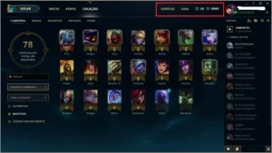 SMURF PLATINA 5 30 WIN MMR MUITO ALTO - League of Legends LOL