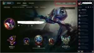 SMURF PLATINA 5 30 WIN MMR MUITO ALTO - League of Legends LOL