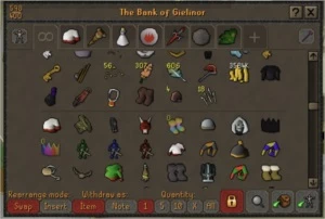 Conta Runescape OldSchool 1382 ttl 151 qp é ótimo bank RS