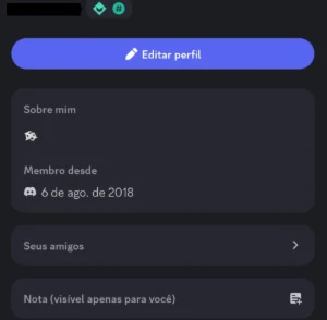 Conta Discord 2018 - Outros