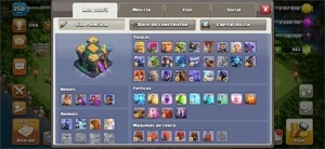 CV14 SEMI FULL TH14 21 SKINS HERÓIS DADOS DE CRIAÇÃO - Clash of Clans