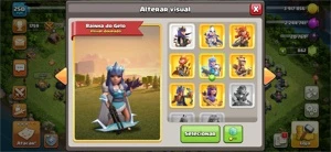 CV14 SEMI FULL TH14 21 SKINS HERÓIS DADOS DE CRIAÇÃO - Clash of Clans