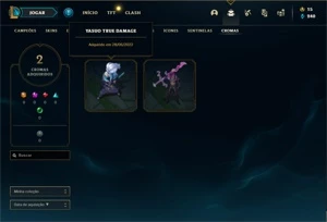 Conta ouro 4 com 43 Champs e 14 Skins + 2 Fragmentos - League of Legends LOL