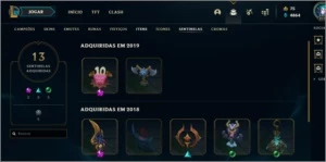 conta league of legends LOL