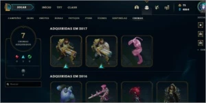conta league of legends LOL