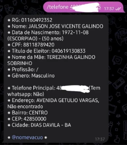 Acesso Bot Telegram de consultas - Serviços Digitais