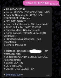 Acesso Bot Telegram de consultas - Serviços Digitais