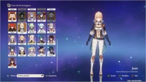 Conta AR57 muitos 5 estrelas - Genshin Impact