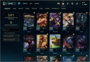 Conta Bronze 1 Season passada Diamante - League of Legends LOL