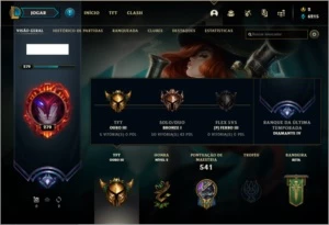 Conta Bronze 1 Season passada Diamante - League of Legends LOL