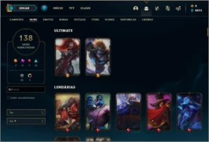 Conta Bronze 1 Season passada Diamante - League of Legends LOL