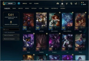 Conta Bronze 1 Season passada Diamante - League of Legends LOL