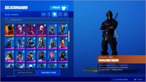 Fortnite Cavaleiro Negro - Ikonik - Muitas Skins