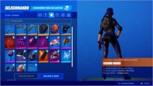 Fortnite Cavaleiro Negro - Ikonik - Muitas Skins