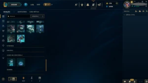[League of Legends] Conta com 27 skins + 42 nos espólios LOL