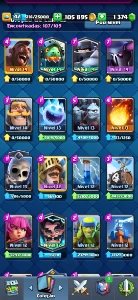 6k500 troféus, 14 cartas nv máximo - Clash Royale