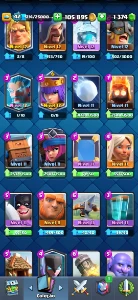 6k500 troféus, 14 cartas nv máximo - Clash Royale