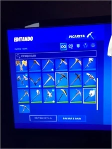 Conta fortnite com salve o mundo e skins antigas