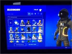 Conta fortnite com salve o mundo e skins antigas