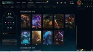 CONTA LEAGUE OF LEGENDS LOL