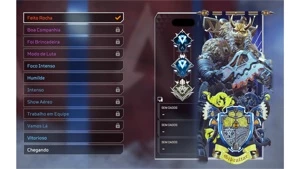 CONTA PC LV 210 HERANÇA GIBRALTAR DIMA S11 E S12 - Apex Legends