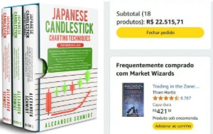 R$22.515,71 em Livros de Trader™ + Um de R$17.555 - eBooks