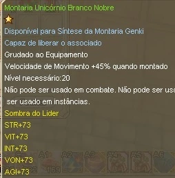 Montaria lendária sombra do líder - Grand Fantasia GF