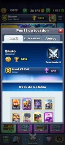 CONTA CLASH ROYALE