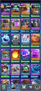 CONTA CLASH ROYALE