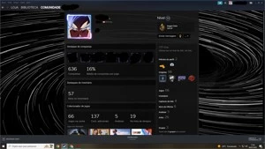 conta TOP STEAM LVL 53 66 JOGOS - Counter Strike CS