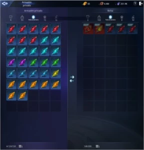 MIR4 CONTA LVL62 SV SA12 GUERREIRO TANK 66,240K PODER