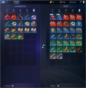 MIR4 CONTA LVL62 SV SA12 GUERREIRO TANK 66,240K PODER
