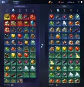 MIR4 CONTA LVL62 SV SA12 GUERREIRO TANK 66,240K PODER