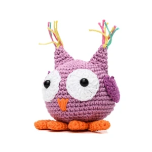 Coruja Bola em amigurumi - Artesanato e Personalizados