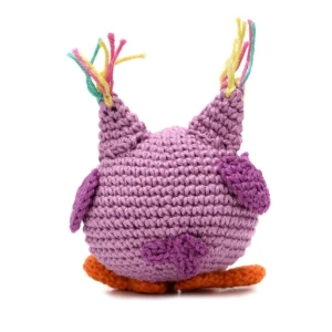 Coruja Bola em amigurumi - Artesanato e Personalizados