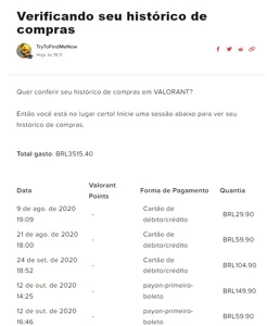 Conta 3500 R$ gastos com pack do champions e arcane + MUITAS - Valorant