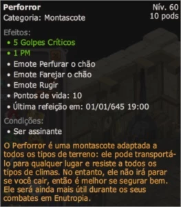 montascote perforror (spiritia) - Dofus