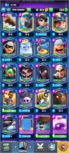 CONTA CLASH ROYALE XP 12 5 anos E BRAWL STARS QUASE FULL